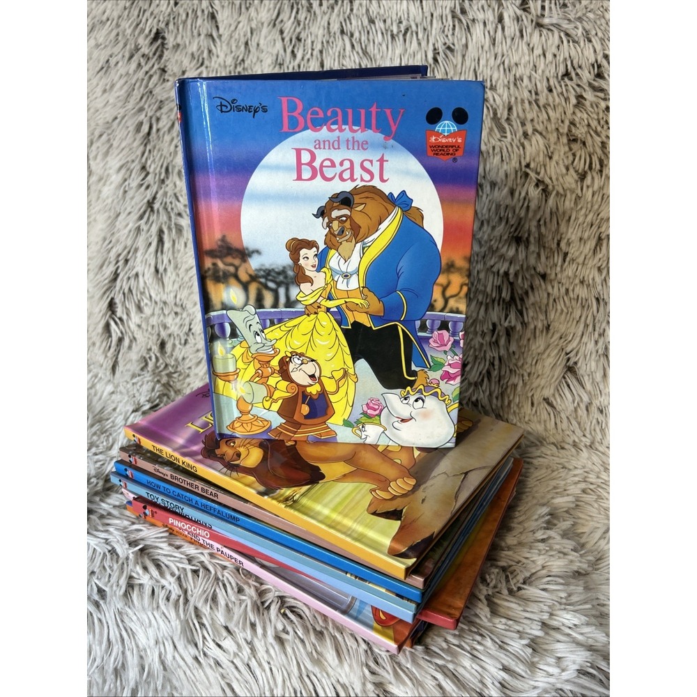 Lot of 11 Walt Disney's Wonderful World of Reading Hardcover Books Vintage 90's - Picture 6 of 8